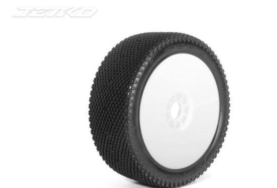 JK1008USRW Pneus JETKO Buggy 1 8 J ZERO ULTRA SOFT montés collés